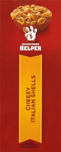 Hamburger Helper Cheesy Italian Shells, 12.2 Oz
