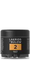 LAKRIDS BY BLOW - 2 - Black Licorice - Salty - 5.3 oz - Vegan Salmiak Licorice from Scandinavia - Gluten Free & Gelatine Free - Swedish Candy Alternative
