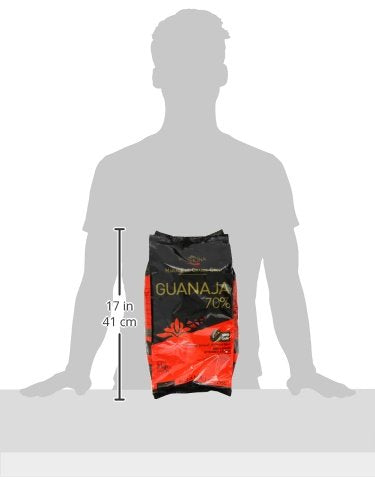 Valrhona Dark Chocolate - 70% Cacao - Guanaja - 6 Lbs 9 Oz Bag Of Feves