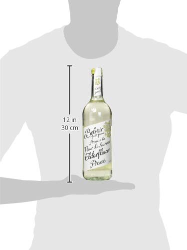 Belvoir Organic Elderflower Presse Juice, 25.4 Ounce Glass Bottle