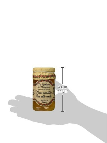 Pear Vanilla Jam Andresy All Natural French Jam Pure Sugar Cane 9 Oz Jar Confitures A L'Ancienne, One