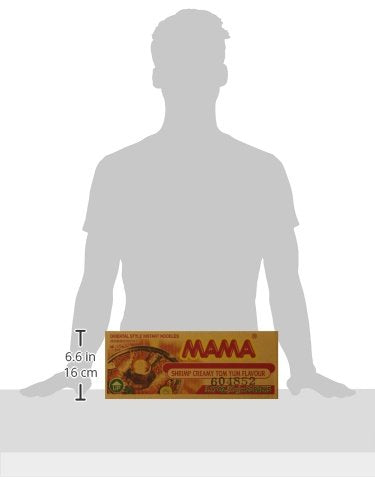 Mama Instant Noodle, Creamy Tom Yum Spicy Flavor, 3.17 Ounce (Pack Of 20)