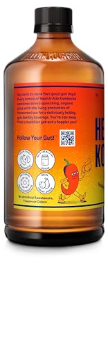 Health-Ade Kombucha, Organic, Cayenne, 16 fl oz