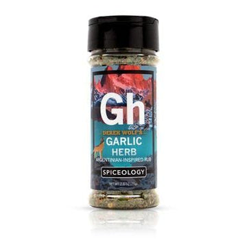 Spiceology & Derek Wolf - Garlic Herb - Argentinian-Inspired Bbq Rub - Barbeque Spices And Seasoning Blends - Use On: Lamb, Chicken, Chimichurri, Shrimp, Eggs And Vegetables - 2.8 Oz