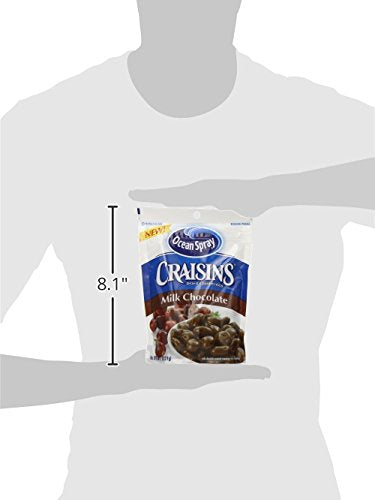 Ocean Spray Craisins Milk Chocolate Dried Cranberries (Pack Of 4)