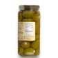 Buc-ees Feta Cheese Stuffed Olives, Creamy & Savory, Pickled, Gluten-Free, 9 oz, 3x3x6 inches