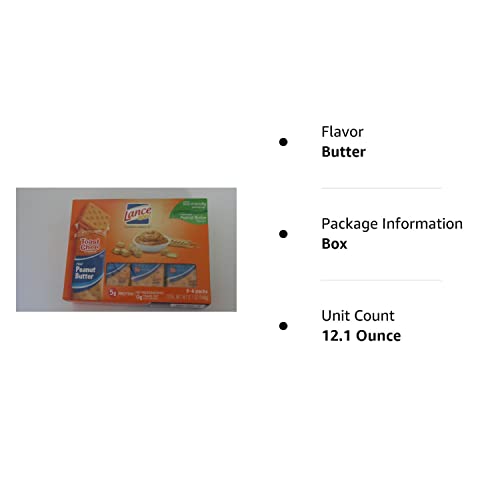 Lance Toast Chee Crackers Peanut Butter - 8 Ct