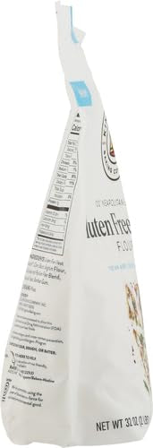 King Arthur Gluten Free Pizza Flour: Crispy Neapolitan-Style Crust - 32 oz Box, Sorghum & Wheat Starch Blend, Xanthan Gum, Perfe