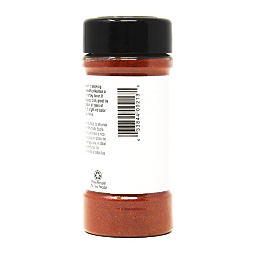 Badia Smoked Paprika - Rich, Smoky Flavor Spice, 2 oz (Pack of 1), All-Natural Seasoning, Model BAD138