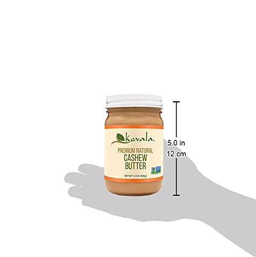 Kevala Cashew Butter - Spreadable Butter - Cashew Nuts Spread - Roasted Cashews - Creamy - No Sugar Added - Lactose Free Butter