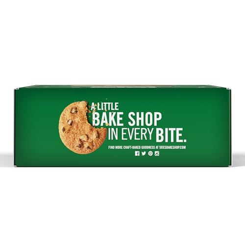Tates Bake Shop Holiday Cookies Holiday Gift Box, Chocolate Chip, Chocolate Toffee and Gingersnap, 13.5 oz