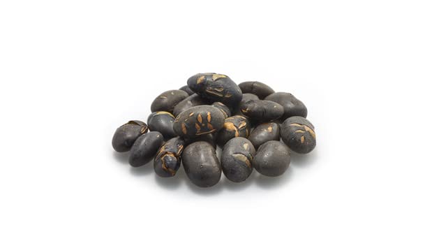 Yupik Soya Beans, Dry Roasted Unsalted Black, 2.2 Lb