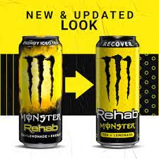 8 Pack - Monster Rehab - Tea + Lemonade + Energy - 15.5Oz.