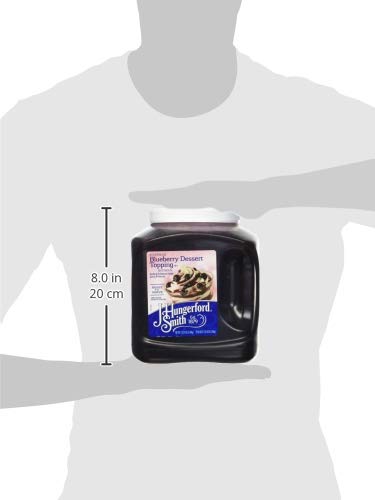 J Hungerford Smith Blueberry Dessert Topping, 122 oz Jug, 3 Pack