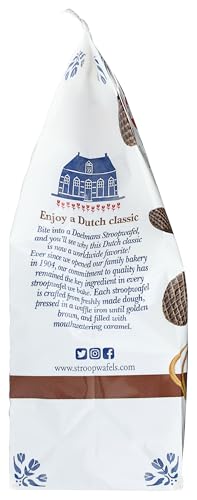 Daelmans Stroopwafel Minis, Chocolate-Caramel, 5.29 oz, Pack of 1, Model 7Y-15AT-BSU1
