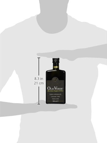 Olio Verde Extra Virgin Olive Oil, 16.89 oz, 16.91 Fl Oz (Pack of 1), Model 0793232422138