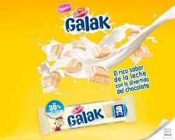 Galak Chocolate Blanco Con Leche/White Chocolate With Milk, 12 Und X 30 Gr C/U / 12 Bars X 1.06 Oz Each