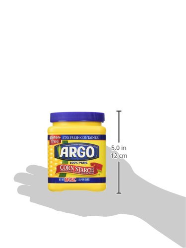Argo 100% Pure Corn Starch, 16 Oz, Pack Of 2