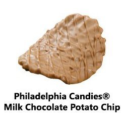 Philadelphia Candies Original Potato Chips, Milk Chocolate Covered 9 Ounce Gift Bag