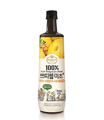 Fruit Vinegar Drink Bottle(900Ml  30.43 Fl Ounces)  Petitzel Micho Collection; Cj ??? ??  ??? ?? | Pineapple(????)