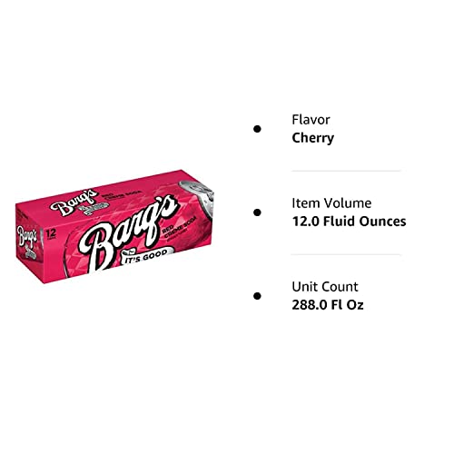 Barq'S Red Creme Soda, 12 Oz (24 Cans)