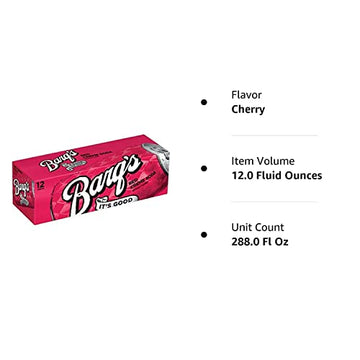 Barq'S Red Creme Soda, 12 Oz (24 Cans)
