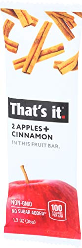 Thats It Zesty Apple + Cinnamon Fruit Bar 1.2 Ounce