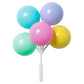 Pastel Balloon Cluster Cake Or Cupcake Topper Picks - Pack Of 6
