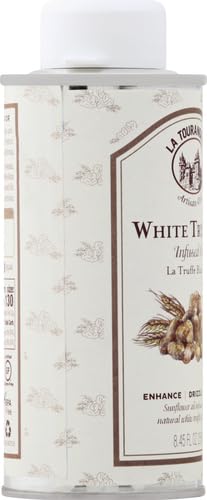 La Tourangelle, White Truffle Oil, Complex Gourmet Earthy Flavor for Drizzling over Pasta, Popcorn, Vegetables, Potatoes, Soup a