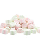 The Snackery Pink, Green and White Pinwheel Marshmallows, Round Puffy Pinwheels (2.2 LB)
