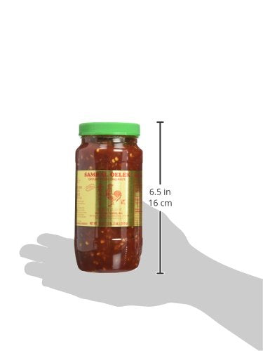 Huy Fong, Sambal Oelek Chili Paste, 18-Ounce Bottles (Pack of 6)