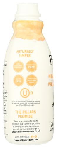 Pillars Vanilla Drinkable Greek Yogurt, 32 Fz
