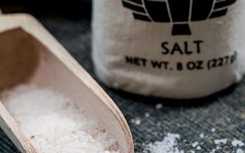 Sacred Valley Salt From Maras, Peru - Small Grain Finishing Salt In Handmade Reusable Canvas Pouch