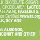 Generic Milk Chocolate Hazelnut Crunch Bars, Gluten Free, 1.4oz Each, Individually Wrapped, 5 Count