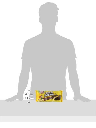Keebler Fudge Shoppe Deluxe Grahams Fudge Covered Crackers 12.5 Oz [Pack of 4]