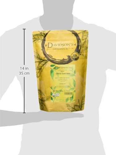 Davidsons Organics, Citrus Cool Mint, Loose Leaf Tea, 16-Ounce Bag
