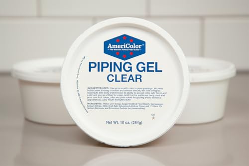 Americolor Premium Piping Gel, Clear, 10 oz, Small Size, AM PG-10OZ