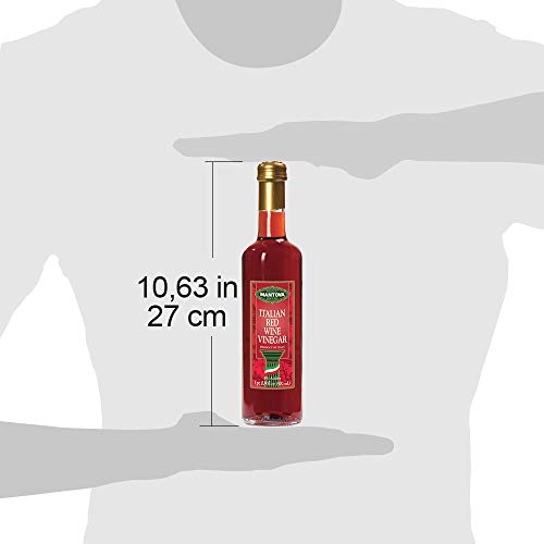 Mantova Italian Red Wine Vinegar, 16.9 Fl Oz, Pack of 2