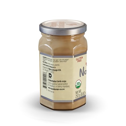Rigoni di Asiago Nocciolata Bianca Organic Hazelnut Spread, 9.52 Ounce (Pack of 6)
