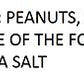 Snak Club Salted Peanuts, 7.5 Ounce (Pack of 6)