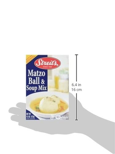 Streits Matzo Ball & Soup Mix Kosher for Passover 4.5 oz. Pack of 6.6
