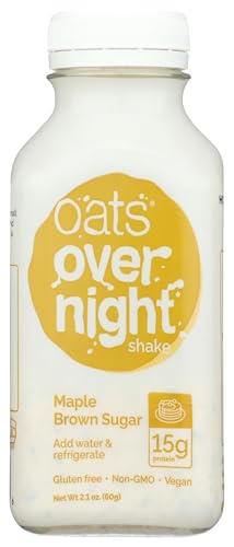 Oats Overnight Maple Brown Sugar Oats Shake, 2.1 Oz, Pack of 1, Model 0850000223646