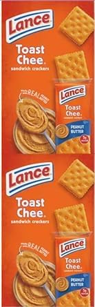 Peanut Butter Sandwich Crackers, (40 Count) Bulk Box