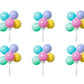 Pastel Balloon Cluster Cake Or Cupcake Topper Picks - Pack Of 6