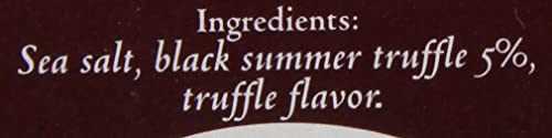 RITROVO S S Truffle & Salt, Italian Sea Salt with Dried Black Truffle, 3.5 oz Jar, Original Version
