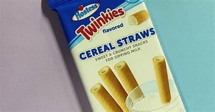 LYZAS SWEETS &   Cereal Straws Gift Pack - Twinkie Flavor, 2 Bags, 1.76 oz Each, 5 ct Total