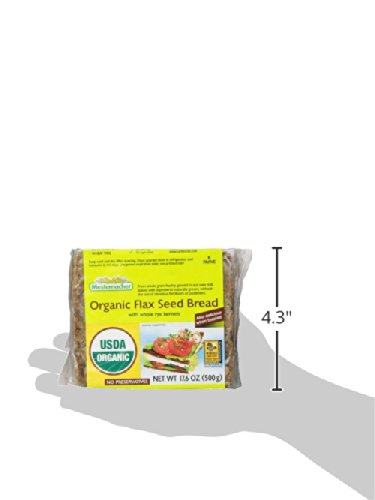 Mestemacher Organic German Bread - Flax Seed (17.6 Ounce)