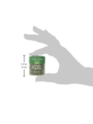 Simply Organic Cilantro Leaf Cut & Sifted Certified Organic, 0.14-Ounce Containers (Pack Of 6)