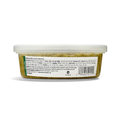 Whole Foods Market, Basil Pesto Sauce, 5.5 Ounce