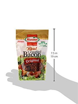 Hormel Real Bacon Cspirit-inspired flavorble Topping, 4.3 Oz Pouch, Pack of 1, Convenient Bacon Topping for Salads and Snacks